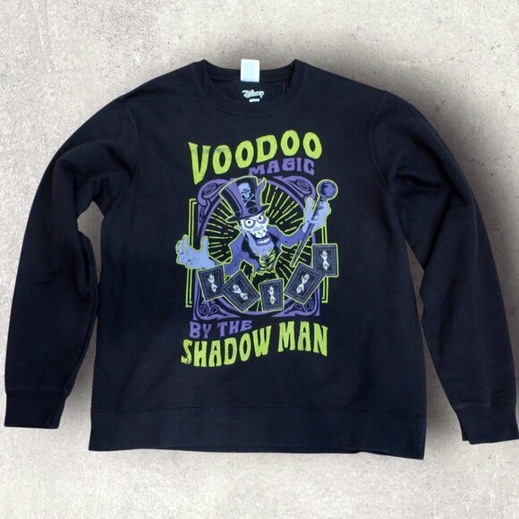 Disney Voodoo Magic Shadow Man Princess & the Frog Sweatshirt Unisex Medium - Picture 1 of 4